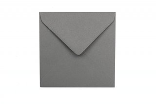 Buste quadrate 130x130 mm, grigio scuro