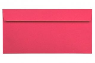 Buste DIN lunghe adesive, rosa