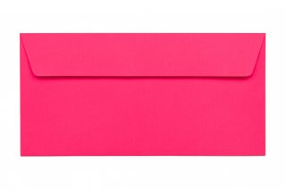 Buste DIN lunghe adesive, rosa neon