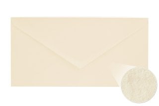 Buste DIN lunghe, crema, texture martellata