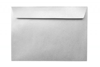 Buste DIN C5 adesive, argento