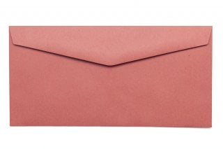 Buste DIN lunghe, rosso riciclato