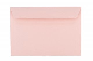 Buste DIN C6 adesive, rosa pallido