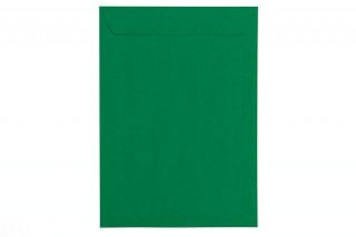 Buste DIN C4 adesive, verde scuro