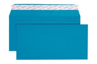 Buste Elco DIN lunghe+ adesive, blu royal