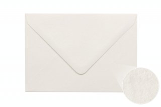 Buste DIN C6, bianche, texture martellata