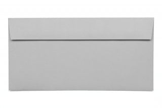 Buste DIN lunghe adesive, grigio chiaro